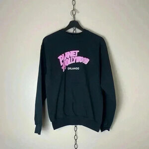 Vintage Planet Hollywood Logo  Crewneck Small